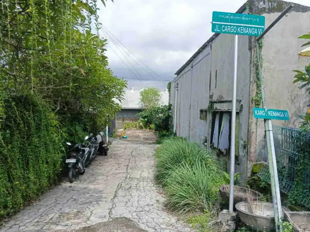 DIJUAL TANAH SIAP BANGUN JLN KARGO KENANGA DEKAT JLN INDUK KARGO DENPASAR