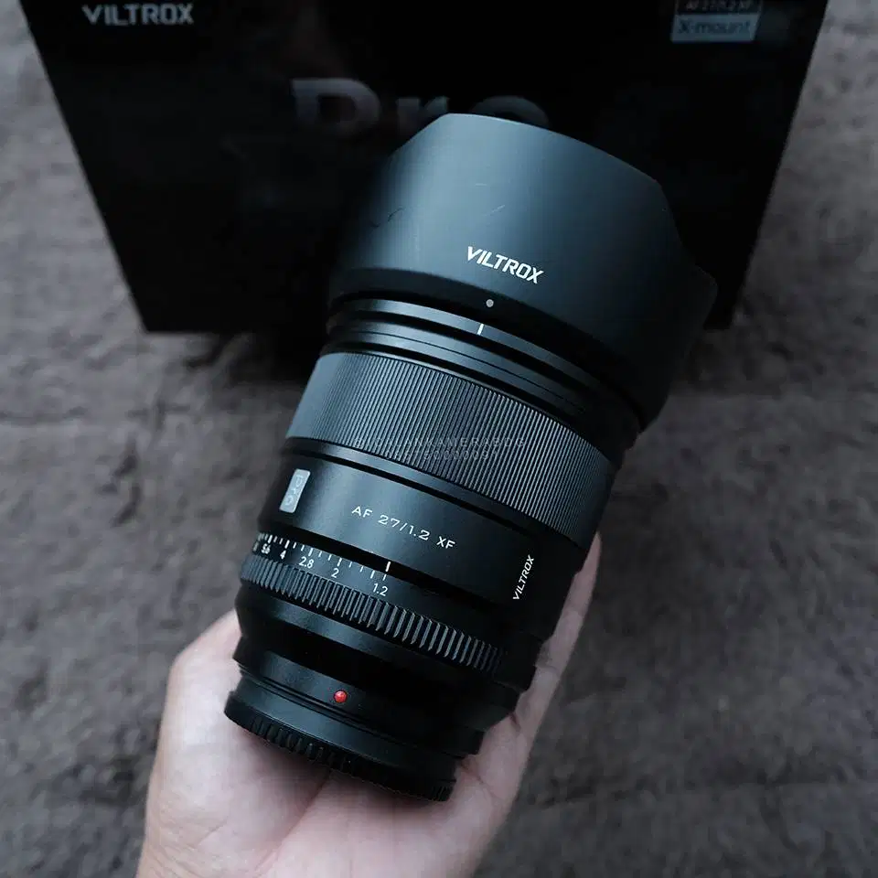 Viltrox AF 27mm F1.2 Pro Mulus Fullset Viltrox 27mm For Fujifilm