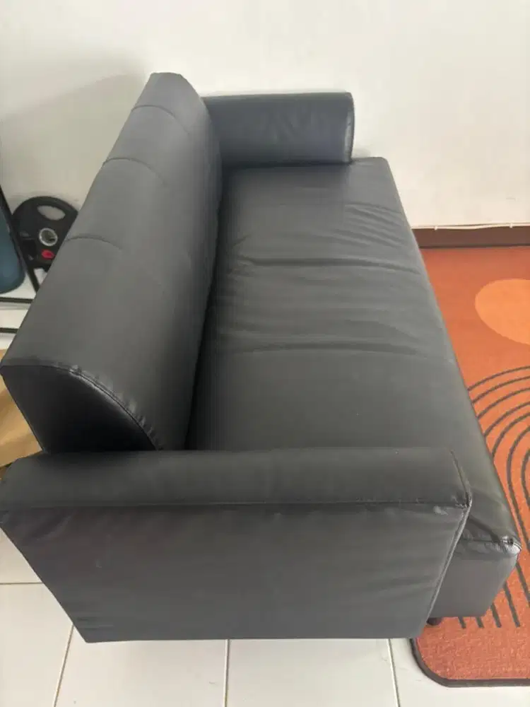 SOFA TWO SEAT - BLACK