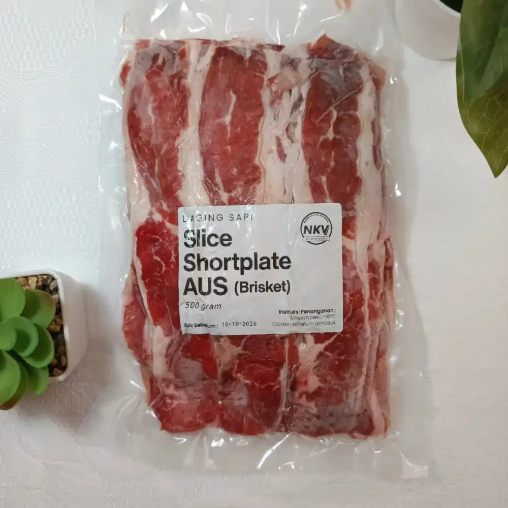 Daging sapi slice AUS shortplate / Brisket AUS