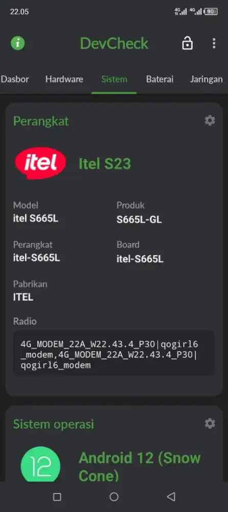 Edisi nagih utang di bayar pake hp itel S23 8/256