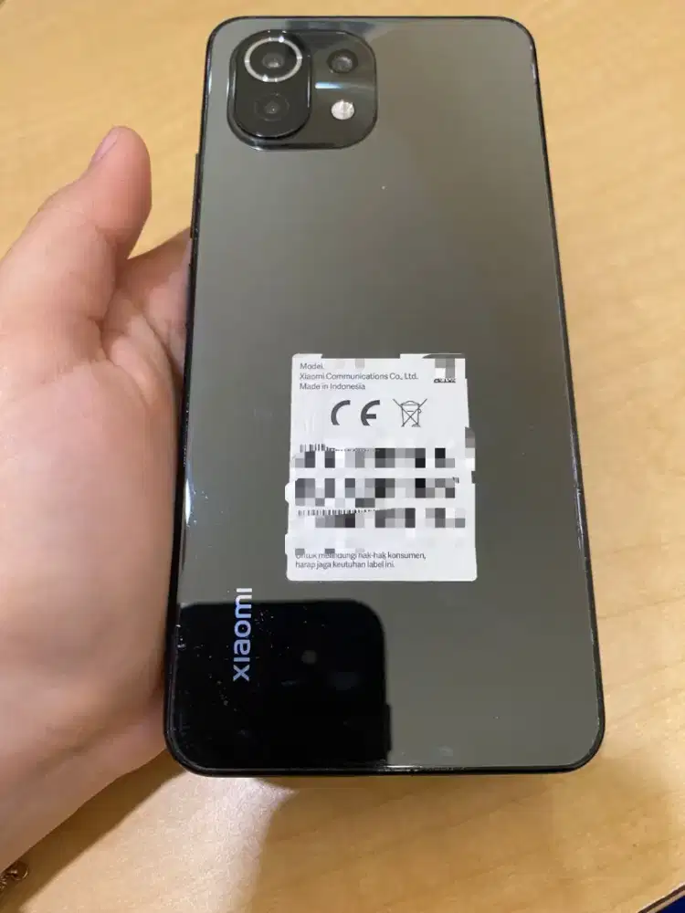 Xiaomi mi 11 lite 6/64 hitam mulus lengkap