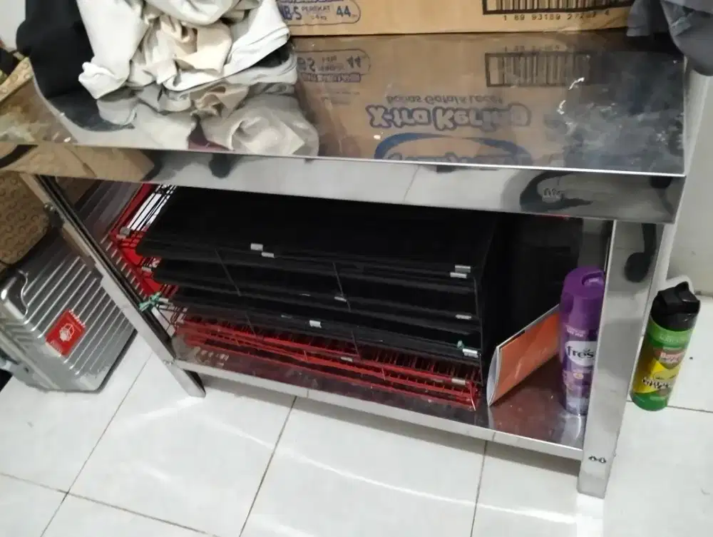 Meja stainless stenlis stenles