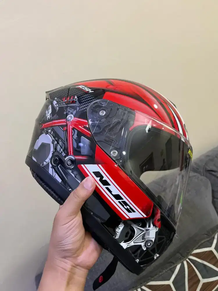 NJS ZX-1 Rush Red Glossy