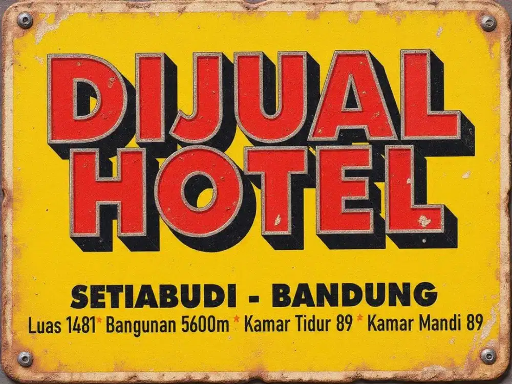 PELUANG EMAS! Hotel Dijual Strategis di Bandung Utara – Untung Pasti AREA, SETIABUDI, GEGERKALONG, DAGO, LEMBANG