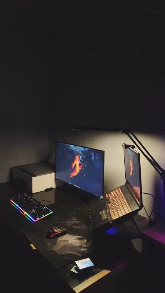 Rexus keyboard mechanical legionare mx 10 & Acer nitro mouse NMW120