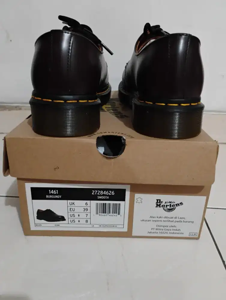 Dr. Martens 1461 Burgundy Size 39