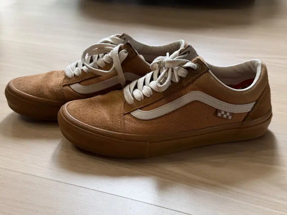 Vans Pro Skate Oldskool Light Brown Gumsole size 40,5 used good