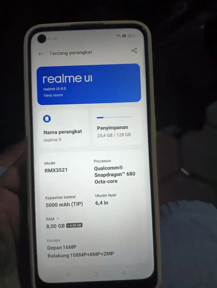 Dijual handphone realme 9