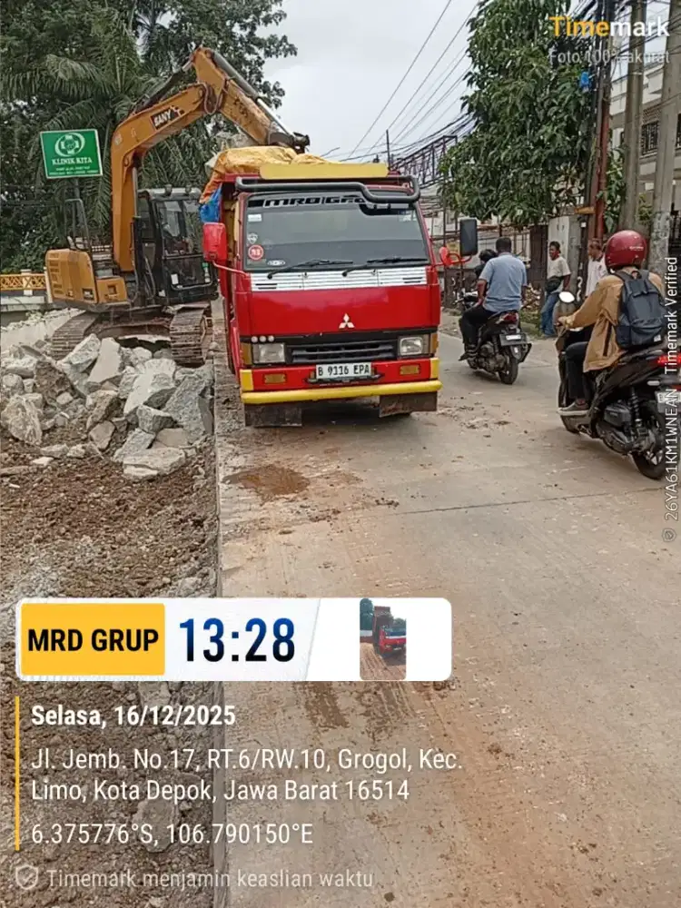 Jasa buang sampah,puing,tanah,galian kolam dan cut and fill