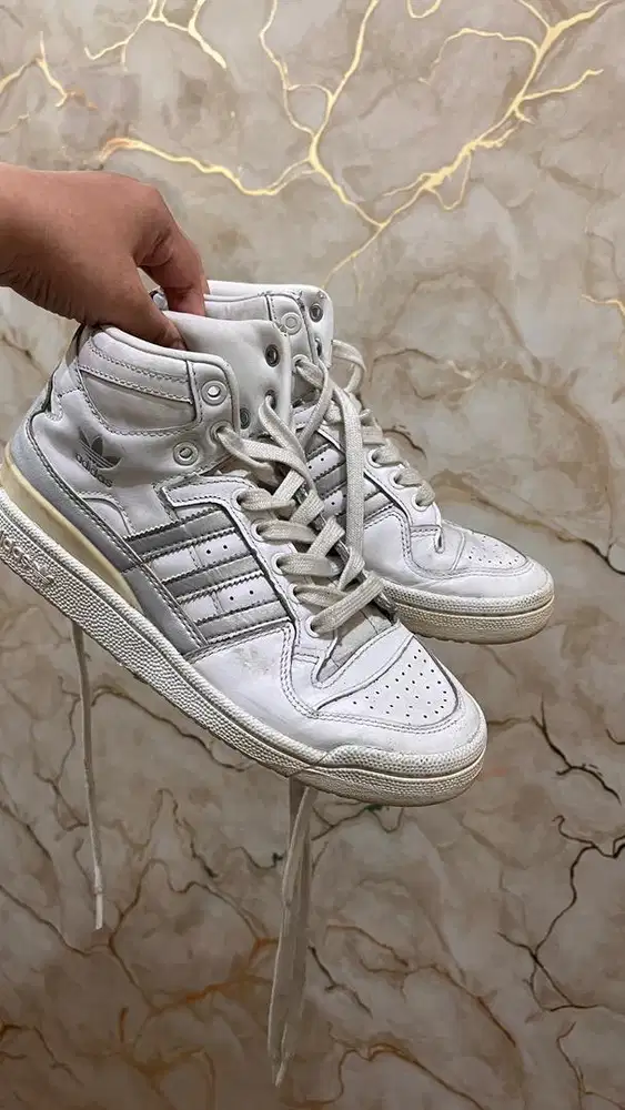 Adidas Forum Mid Refined White Silver