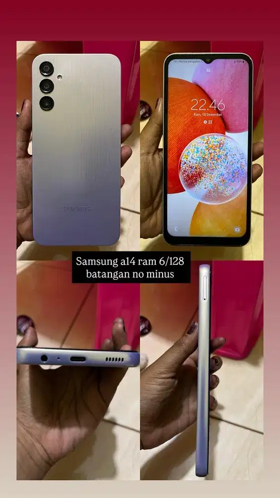 For sale samsung a14 ram 6/128