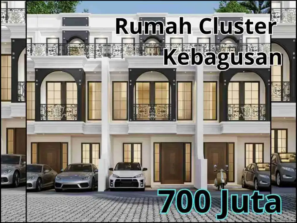 Jual Rumah Cluster Di Kebagusan Akses 2 Mobil