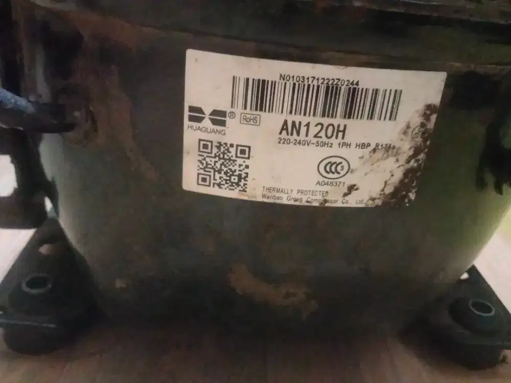 Kompresor kulkas 2 pintu ukuran 1/4