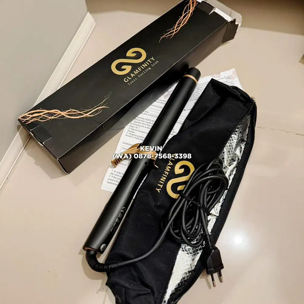 GLAMFINITY Ionic Curling Iron 32mm [NEW]