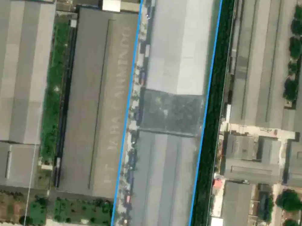 Gudang dan pabrik Jatake murah hitung tanah