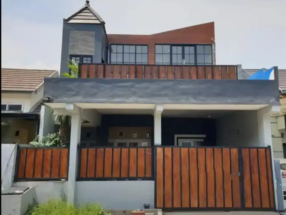 Dijual Rumah Minimalis 2 Lantai Dekat Kampus UPN Di Taman Rivera Regency Rungkut Surabaya