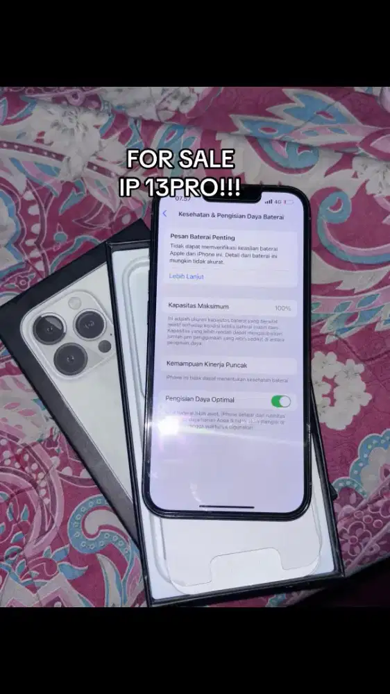 Handphone iphone 13 pro HP only