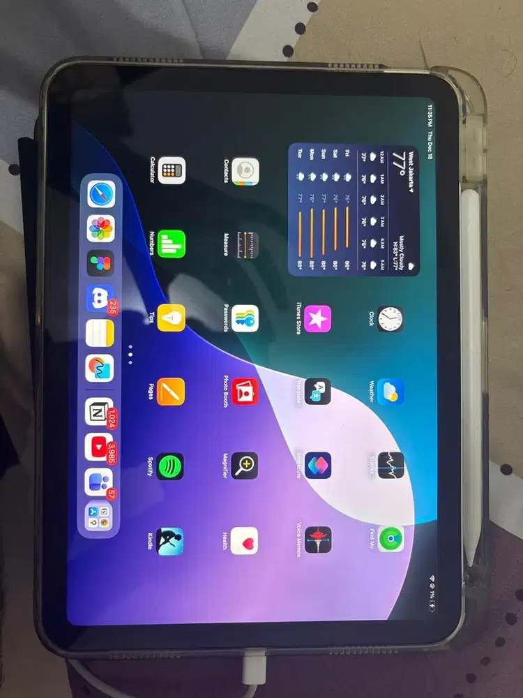 Jual Ipad 10 64GB Like new free case + pencil goojodog