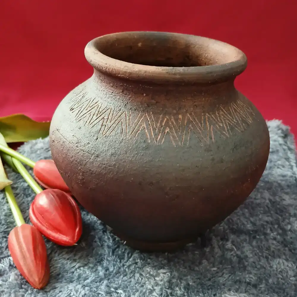 Kendi mini tanah liat teracota