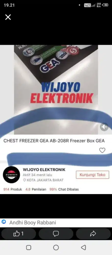 Chest freezer Gea