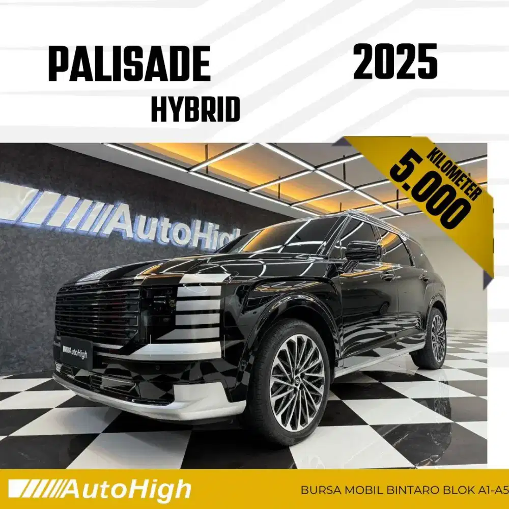 DP10% [Km5.000] Palisade Hybrid Calligraphy 2025 Black #AUTOHIGH