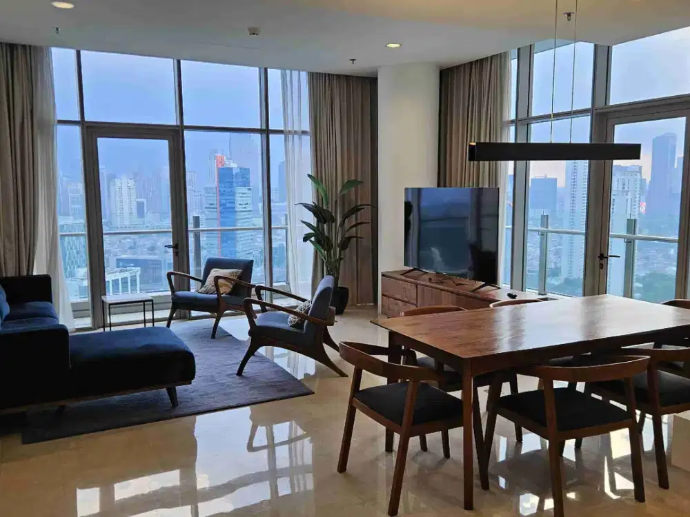 Disewakan Apartemen Verde 2 – 3BR High Floor, 211 sqm, Unit Premium!