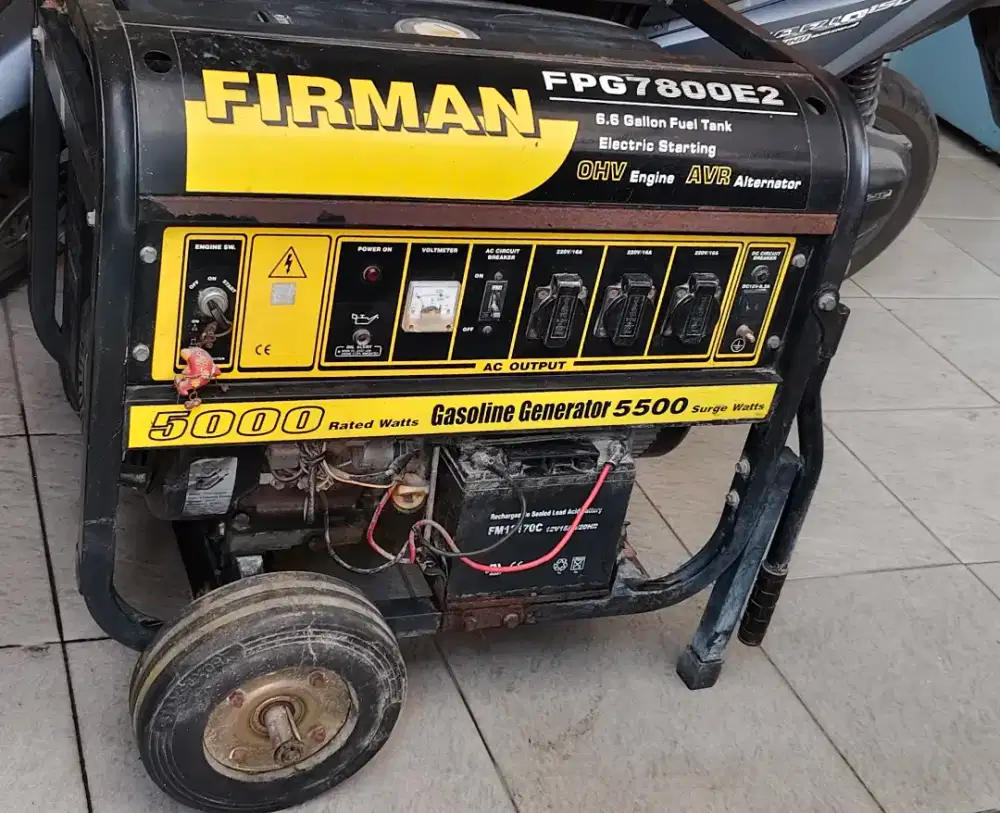 Genset Firman jarang pakai