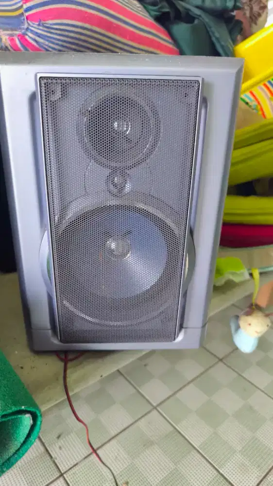 Speaker 5in sound system sepasang merek Sharp