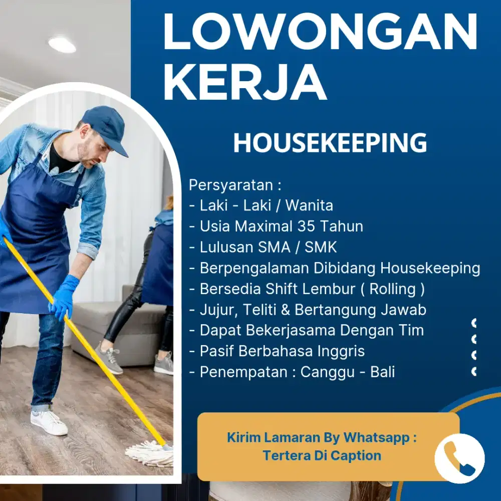 LOWONGAN HOUSEKEEPING