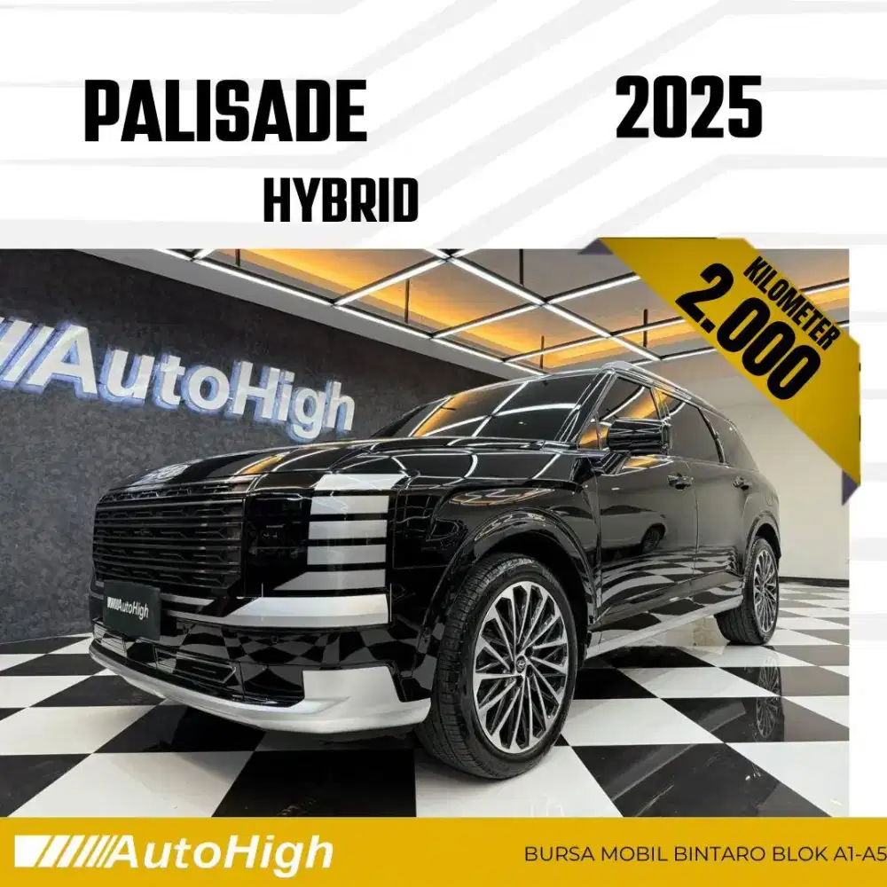 DP10% [Km2.000] Palisade Hybrid Calligraphy 2025 Black #AUTOHIGH