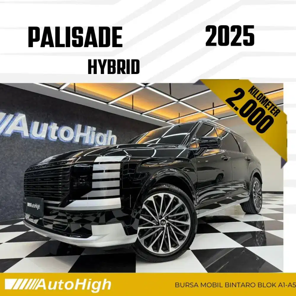 DP10% [Km2.000] Palisade Hybrid Calligraphy 2025 Black #AUTOHIGH