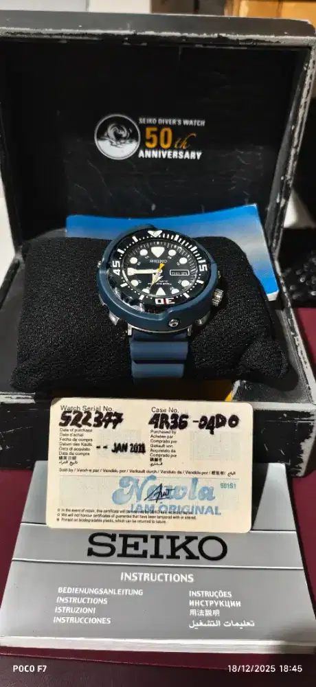Seiko Prospex SRP653K1 BIG Monster Tuna 50THN Aniversary