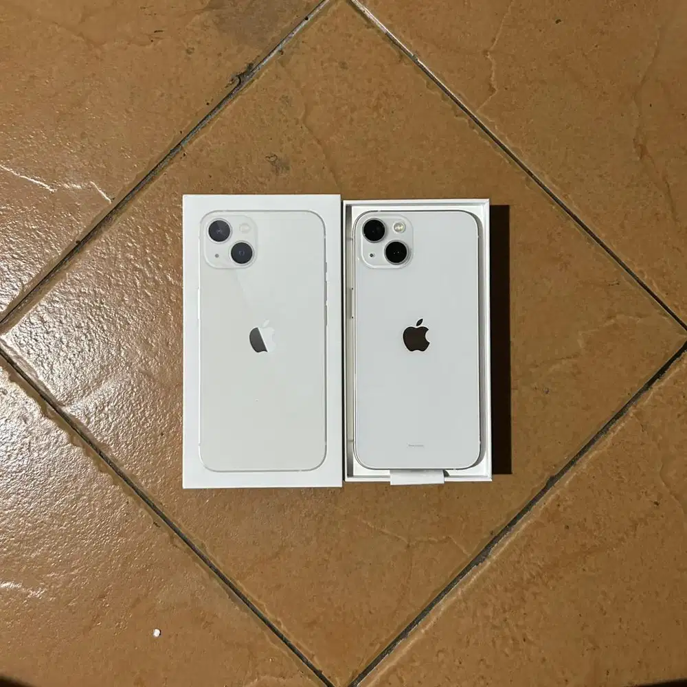 iPhone 13 128GB Starlight NEW IBOX (GARANSI BELUM AKTIF)