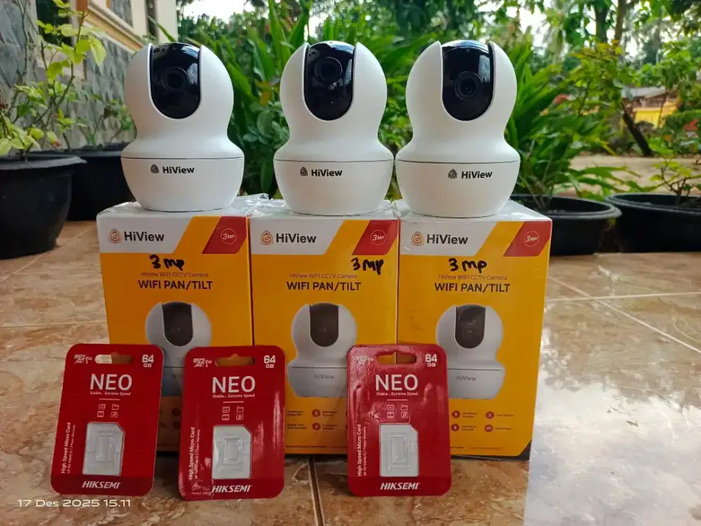 Kamara CCTV sukolilo, antena digital uhf dan parabola satelit