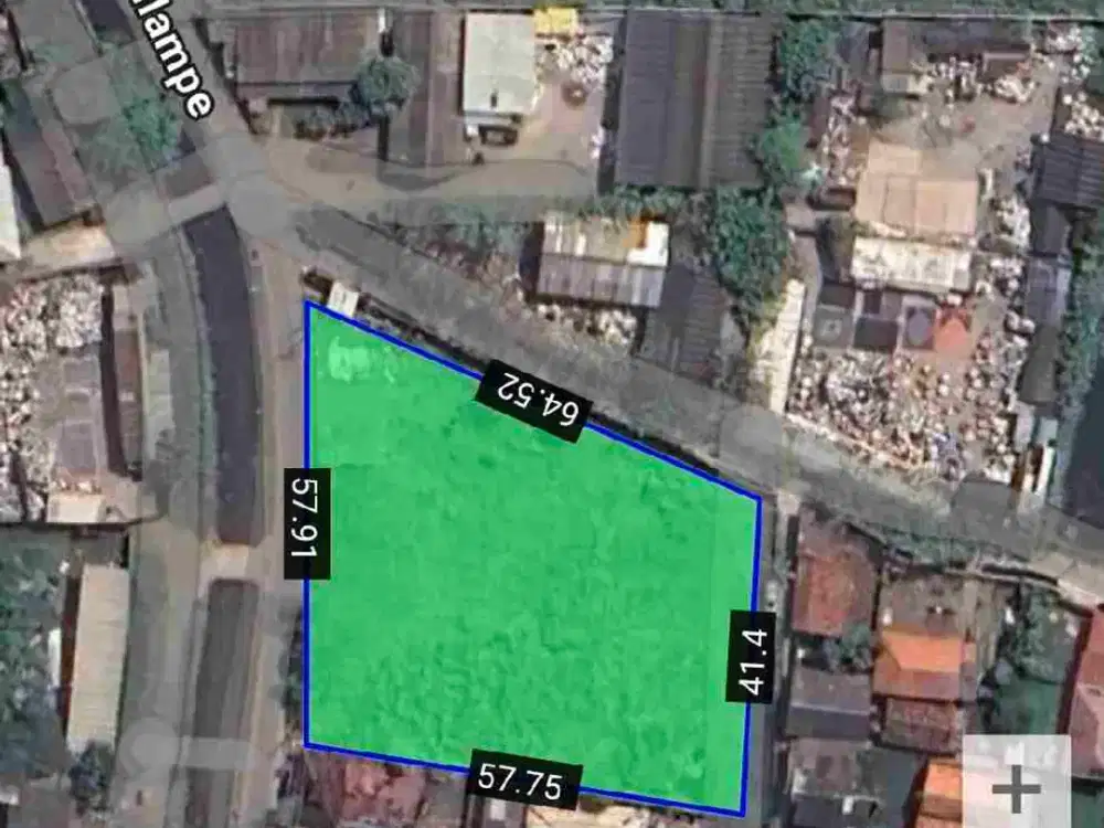 Dijual Lahan 2.905 m2 Cilampe- Salembaran Tangerang