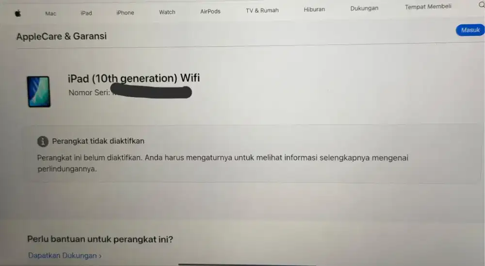 Ipad (10th ) 64 GB IBOX WIFI