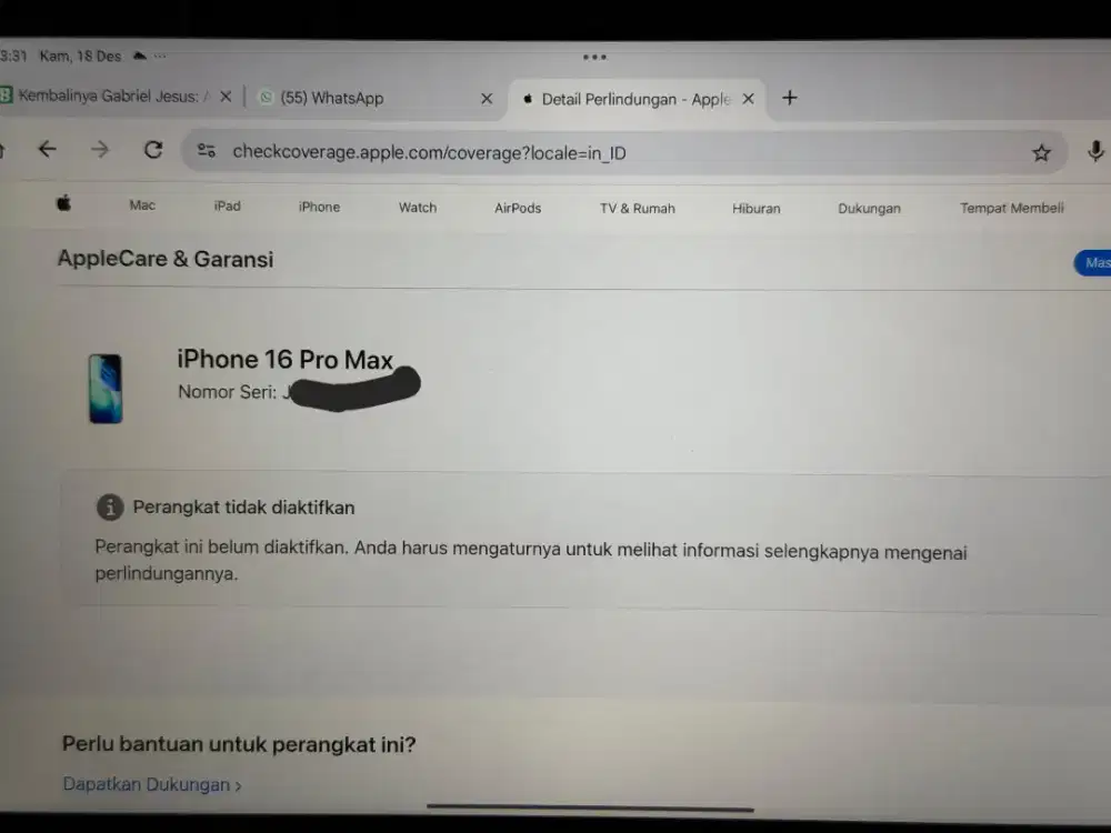 Iphone 16 promax 256 BNOB desert titanium IBOX