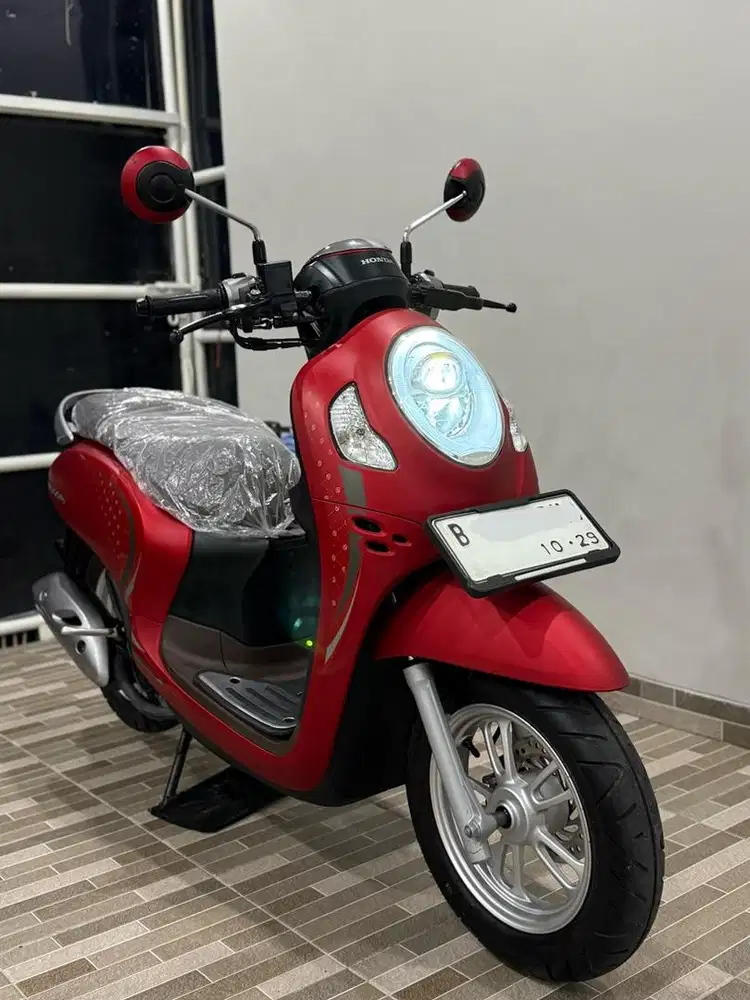 Antikkk‼️ Honda Scoopy Keyless Stylish Merah Th 2024 PJK 10 2025