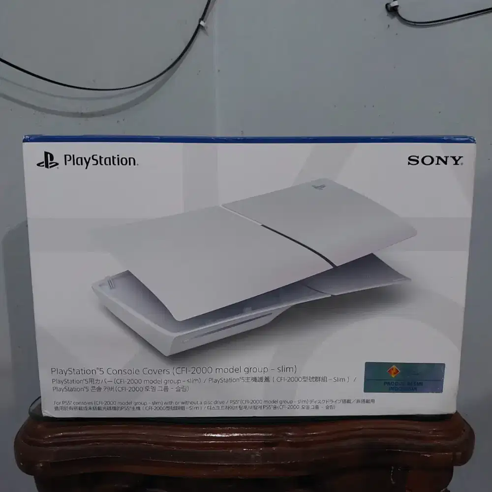 Faceplate PS5 Slim Disc & Digital Console CoverPS5 Chroma Pearl Segel