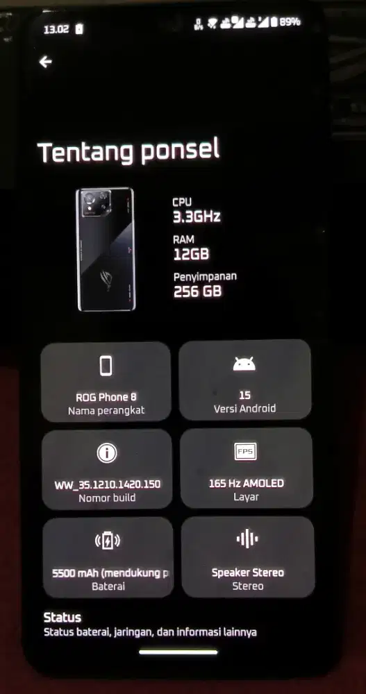 Asus Rog Phone 8 12/256