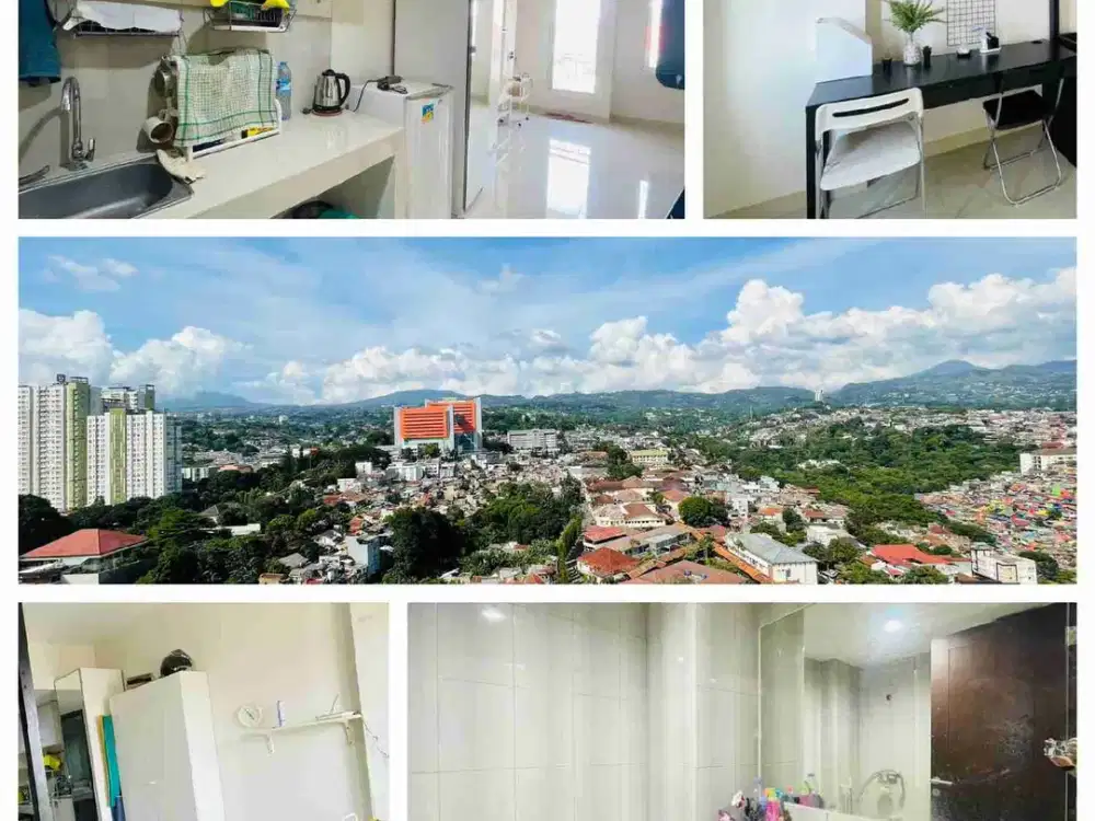 jual cepat apartemen studio galeri ciumbuleuit 2, semi furnished