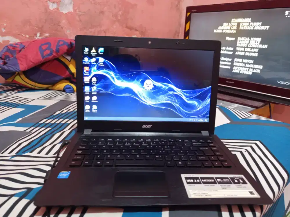 Laptop Acer Z1401 Celeron Second (Minus Baterai Drop)