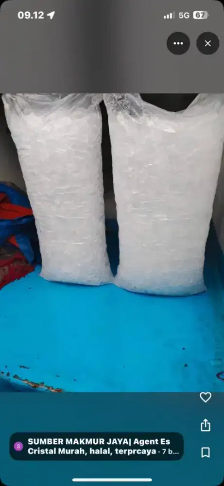 ICE TUBE untuk pesta warkop hajat