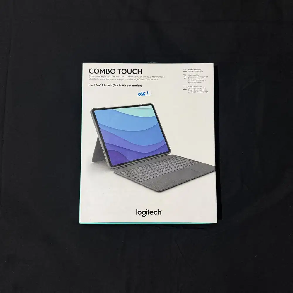 (NEW) Logitech Combo Touch for iPad 12.9 Inch BNIB Baru