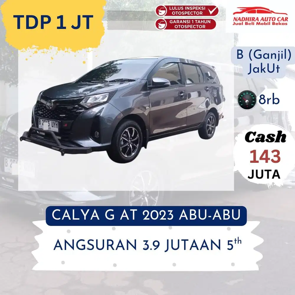 Promo DP 1 Juta Aja Calya G AT 2023 Abu-abu