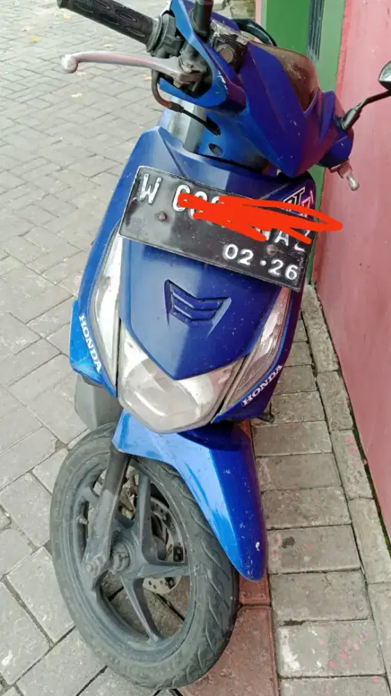 Honda Beat Biru 2011 Surat Lengkap