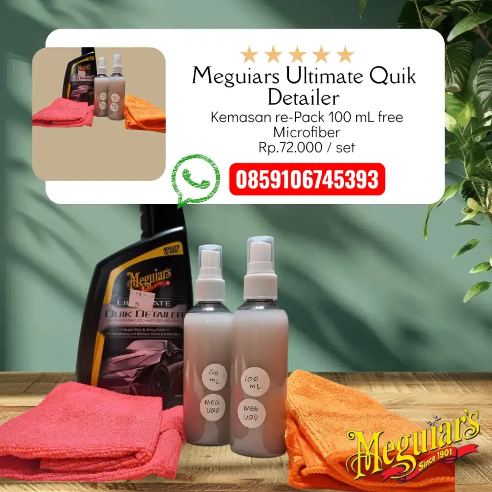 Meguiars Ultimate Quik Detailer Kemasan 100ml