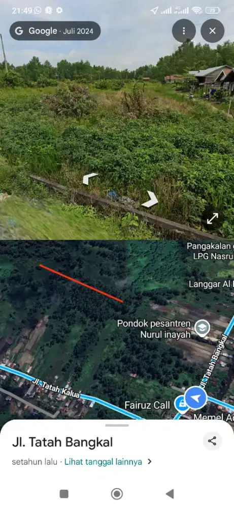 Dijual tanah arah tatah bangkal