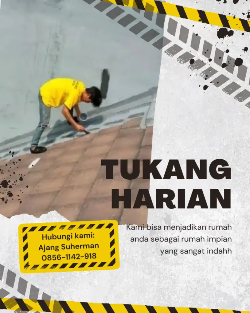 ‼️PAKET TUKANG+ KENEK HARIAN / JASA BORONG